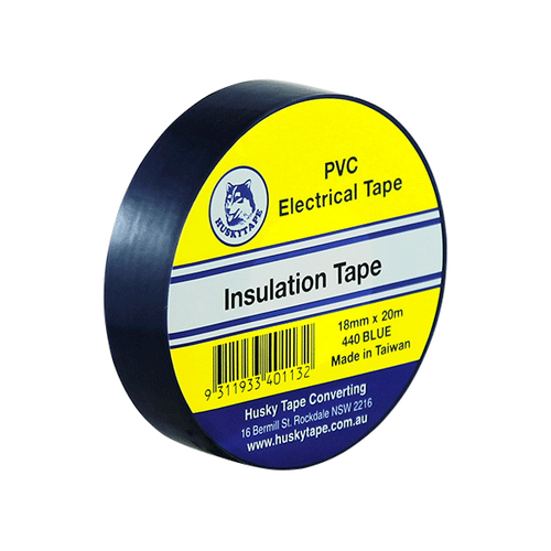 Electrical Insulation Tape PVC 20m [ColourBlue] [Width18mm]