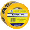 Barrier Warning Tape – Black/Yellow x 75mm